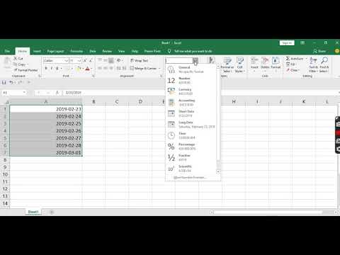 15 6 თარიღის დაფორმატება ექსელში