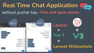 Laravel Real Time Chat Application | Vue 3 Laravel Real-Time Chat | Laravel Broadcasting |HINDI