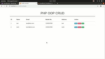 PHP OOP CRUD TUTORIAL