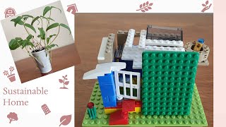 Sustainable House | ADNOC Stem Challenge | Lego | How to make a Vertical Garden
