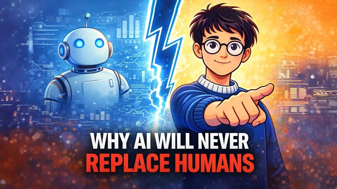 why AI will never replace humans? - YouTube