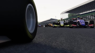 DZ simracers RSS FORMULA 3 10 minutes race at silverstone onboard with playr1one