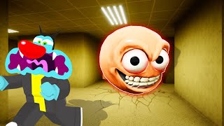 Can We Escape Roblox GEF ... (Giant Evil Face)😱=💀 (Roblox ft.Oggy)