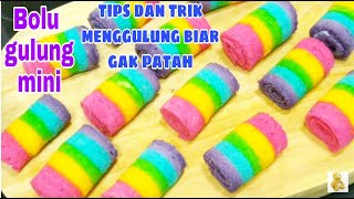 StepbyStep membuat Bolu Gulung Mini untuk Pemula dengan resep Tintin Rayner