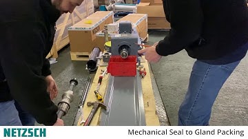 NETZSCH Pumps UK: Mechanical seal to gland packing conversion