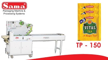 Sachet Bundling Machine Flow Wrapper (TP - 150) | Sama Engineering