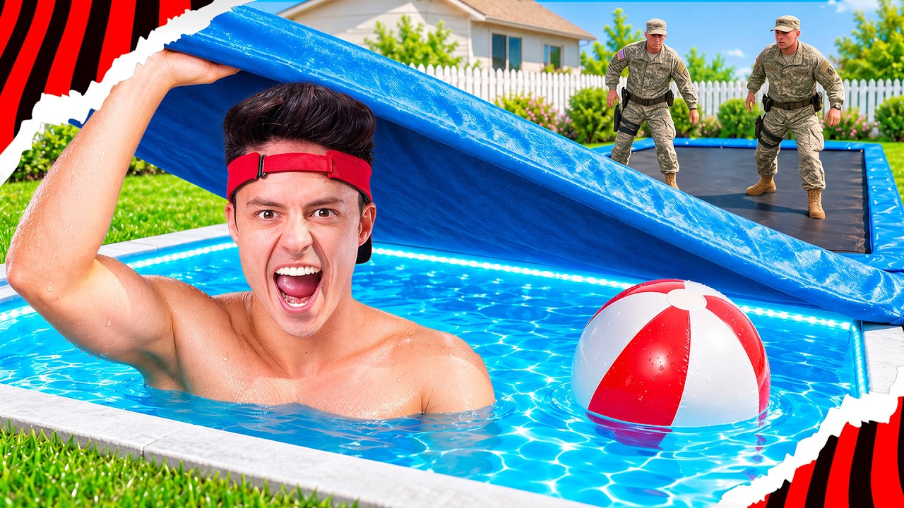 QUEM CONSTRUIR A MELHOR PISCINA SECRETA VENCE!