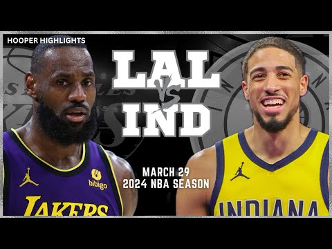 Los Angeles Lakers vs Indiana Pacers Full Game Highlights 