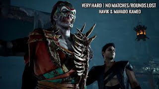 MORTAL KOMBAT 1 | HAVIK & Mavado Kameo | VERY HARD | No Matches/Rounds Lost | 4K 60FPS