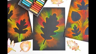 Fall Leaf Chalk Art | Chalk Pastel Art Project screenshot 5