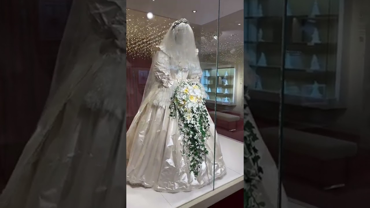 Princess Diana Replica Wedding Dress made from paper | The Shop at Crystals - Las Vegas 