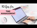 How to manage your time as a student | 10 Tips to stop procrastinating & get things done!