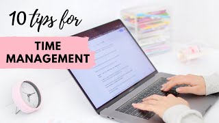 How to manage your time as a student | 10 Tips to stop procrastinating &amp; get things done!