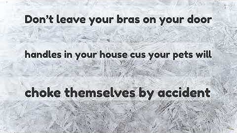 What is a safety tip everyone should know about