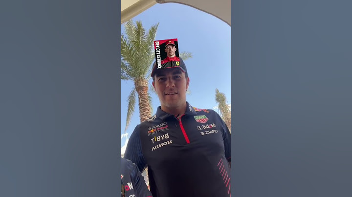 Charles Leclerc you are next 😏.checoperez