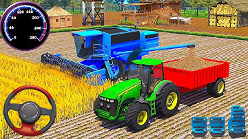 Real Tractor Farming Simulator 3D - New Modern Farm Games 2024 - Android GamePlay