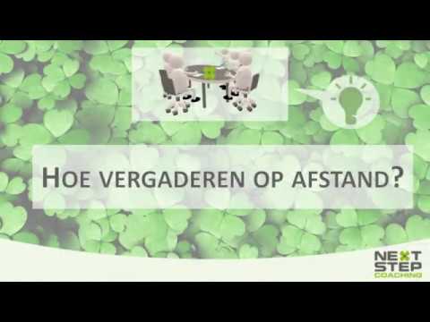 Video: Hoe Vergaderen Op Afstand