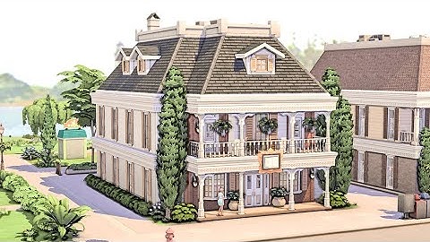 Willow Creek Library 📚 | Simple Save File | The Sims 4 Speed Build (No CC)