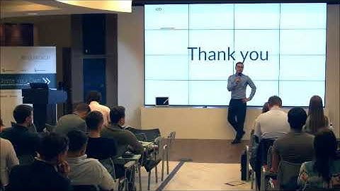 Igor Vasilyev, the co-founder of GMP Project, is asking a question.