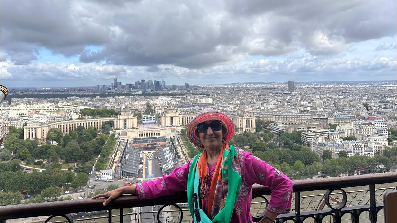 Iconic Eiffel Tower in Paris / view from second floor of Eiffel Tower 👌 ...