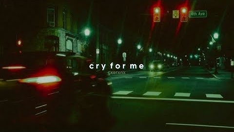 the weeknd - cry for me (sped up + reverb)