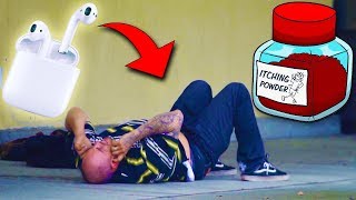 APPLE AIRPODS BAIT PRANK!!