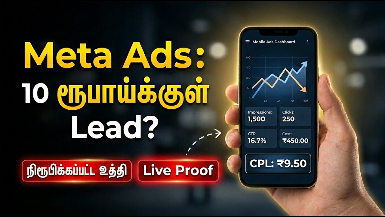Meta Ads Full Course in Tamil | Facebook & Instagram Ads for Beginners ...