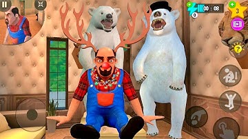 Scary Stranger 3D - Gameplay Walkthrough Part 7 - Un-Bear-Able Prank