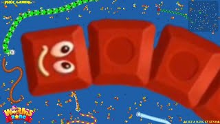 WORMSZONE.IO 🐍 🐍🐍 – Rắn săn mồi #46 – BIGGEST SNAKE | Epic Worms Zone Best Gameplay | Phúc Gaming YT
