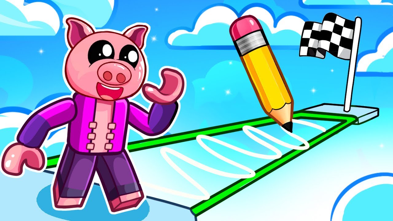 Roblox obby, ale KRESLÍŠ ABYS PŘEŽIL!