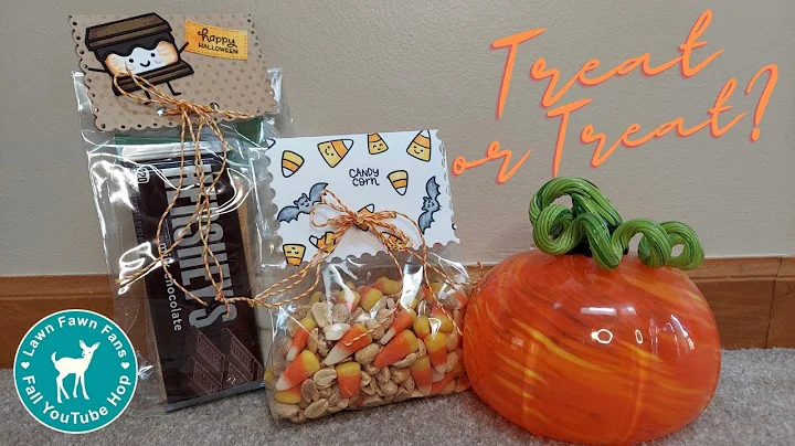 Quick 'N Easy Treat Bags!  Lawn Fawn Fan Fall Hop