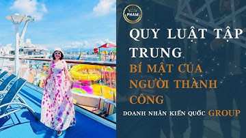 Ứng dụng quy luật tập trung theo trí tuệ của người thành công để giúp bạn hạnh phú | Phạm Yến
