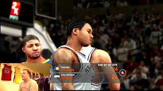 NBA 2K17 IN HD Pacers Vs. Spurs CLOSE BUT NO CIGAR CALVIN PACE