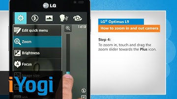 How to zoom in and out camera in LG® Optimus L9 :Tutorial
