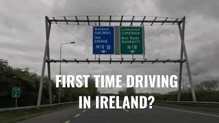 🇮🇪 Driving from Shannon Airport to Limerick | First Time Driving in Ireland?
