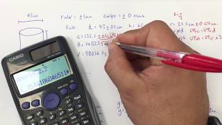 Module 2 - Foundations of Physics - Uncertainty Calculations