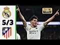 اعظم ديربي في تاريخ مدريد ريال مدريد ضد اتلتيكو مدريد سعد الكعبي في نصف نهائي كاس سوبر اسباني 