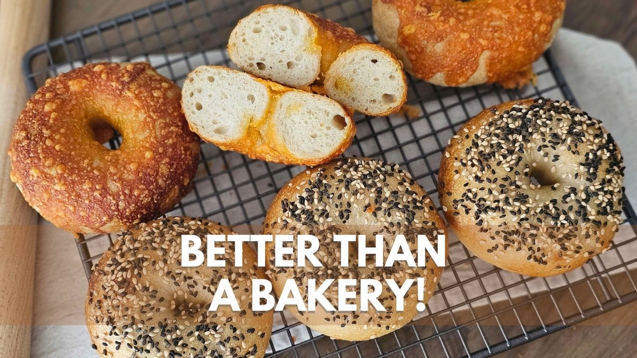 How to Make Perfect Sourdough Bagels (Crispy, Chewy & Flavourful!)