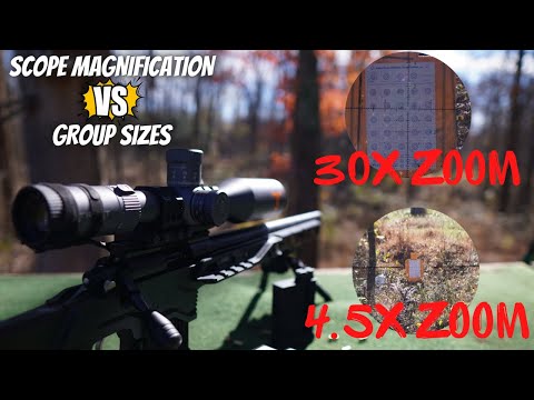 BEST MAGNIFICATION FOR SHOOTING GROUPS // HOW MUCH DO YOU REALLY NEED? 22lr