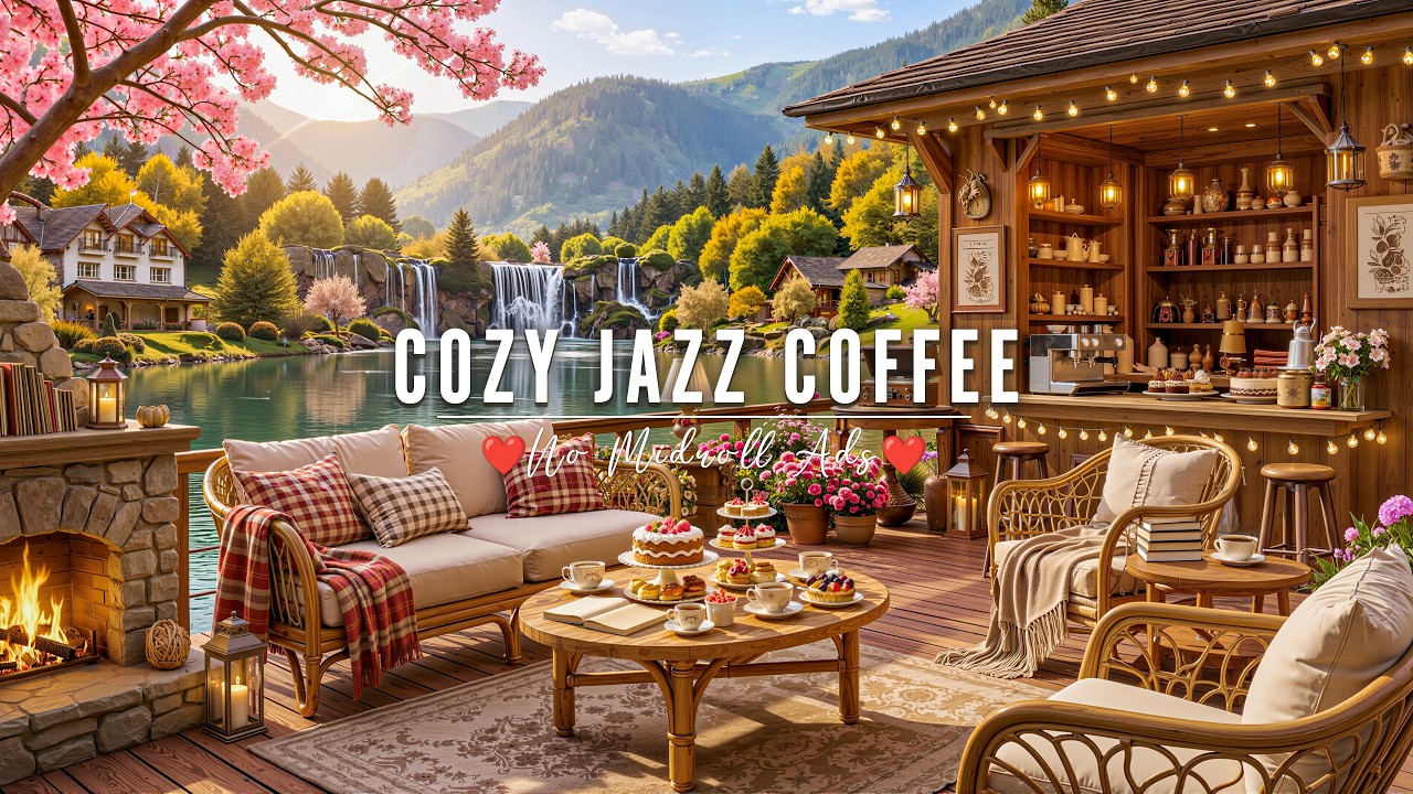 Spring Jazz Music - Cozy Coffee Shop Ambience & Smooth Jazz ...