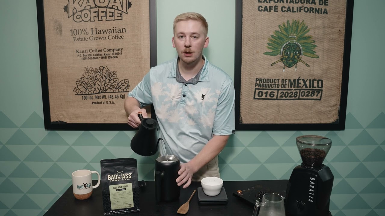 How to Make French Press Coffee | Bad Ass Coffee of Hawaii