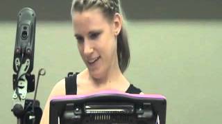 Amy using TouchChat & ECO to speak at a conference