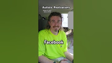 Facebook, Autistic Realizations, Walton B. James, ASD & CPTSD #autism #cptsd #shorts #wtf #short