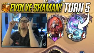 Fastest Wins EVER w/ New OP Evolve Shaman | Savjz Hearthstone