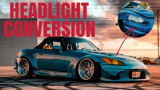 S2000 AP1 TO AP2 HEADLIGHT CONVERSION