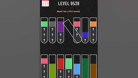 Water sort puzzle level 9539