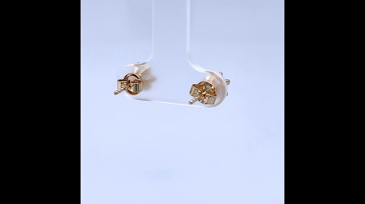 Brillant Ohrringe 0,50ct W/SI Gold 585 Diamant Ohrstecker Solitärohrringe 14kt Ohrschmuck Goldschm