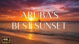 Sports Performance 🇦🇼 The Most Beautiful Sunset in Aruba | Eagle Beach Time-lapse