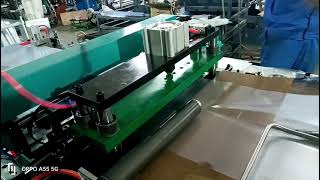 L folder making machine with small folding