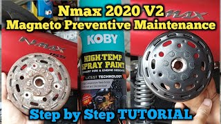 Nmax V2 2020 Magneto Preventive Maintenance.Step by Step TUTORIAL...